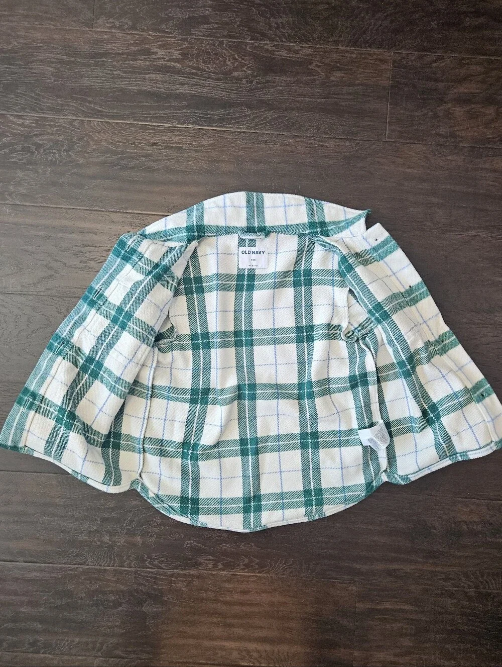 Old Navy cozy plaid